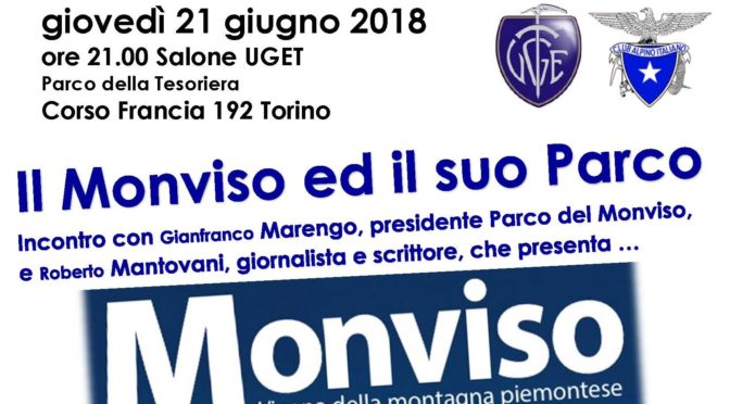 Giovedì 21 Giugno – Presentazione: Monviso ed il suo Parco
