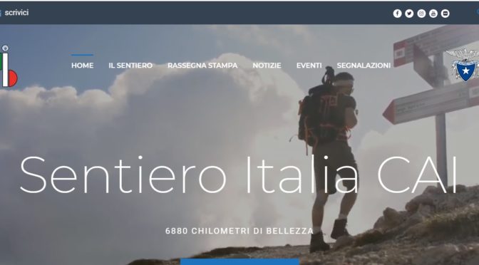 🎄On line il sito del “Sentiero Italia CAI”🎄