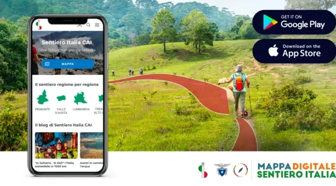 APP CON LE MAPPE DIGITALI DEL SENTIERO ITALIA CAI